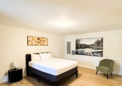 Castle at Swan Lake Chalet guest bedroom1
