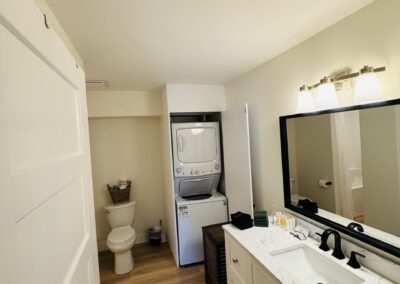 Castle at Swan Lake Chalet laundry facilities