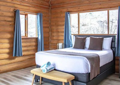 Private Log Chalet - Bedroom2