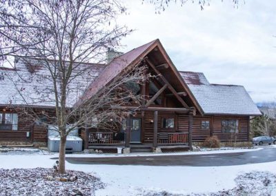 Private Log Chalet - Outside of the Log Chalet